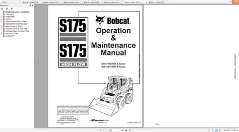 bobcat skid steer maintenance schedule|bobcat operators manual pdf.